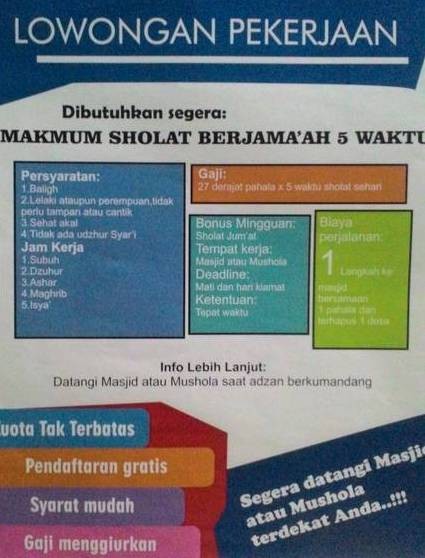 Loker Makmum Berjamaah