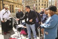 Lie Kian Bing, Seorang Mentor Urban Sketchers Symposium di Manchester dan Ceritanya Tentang Tusuk Sate