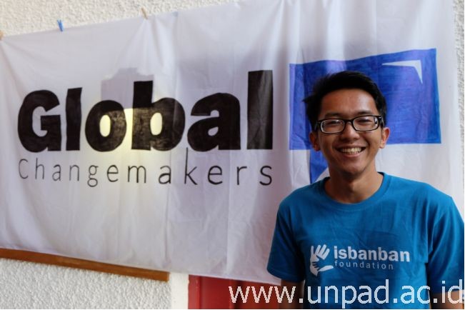 panji aziz di global changemakers. gambar via: Universitas Padjadjaran