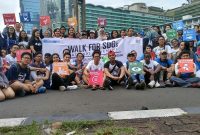 Puluhan Anak Muda Sosialisasikan SDGs 2030 di Car Free Day