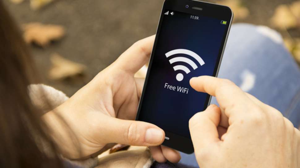 Memanfaatkan wifi gratis