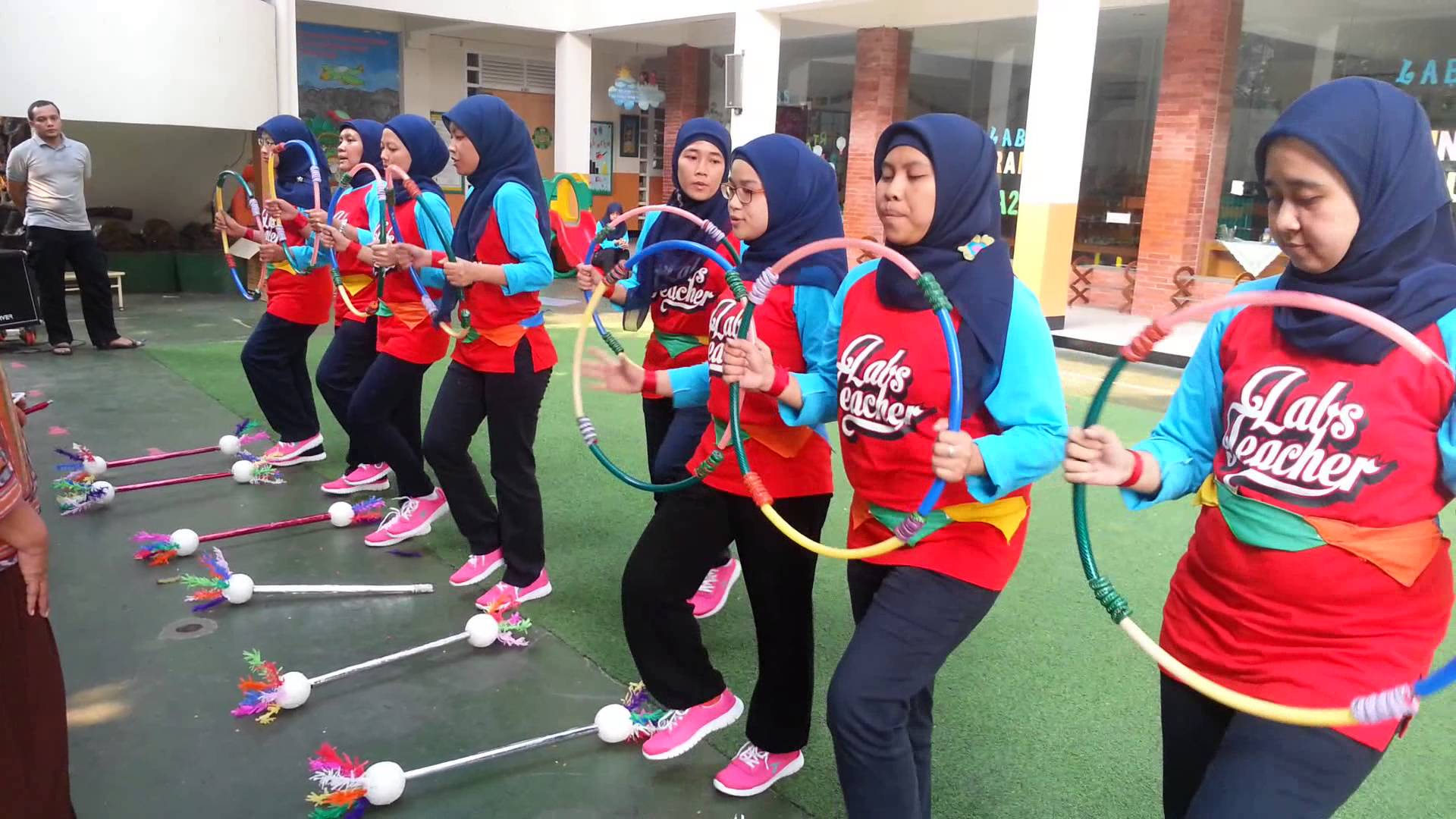 olahraga mengecilkan perut dengan tekhnik hulahoop