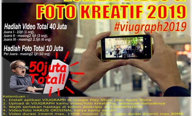 Ikutan Yuk, Lomba Video dan Foto Kreatif dari ViuGraph!