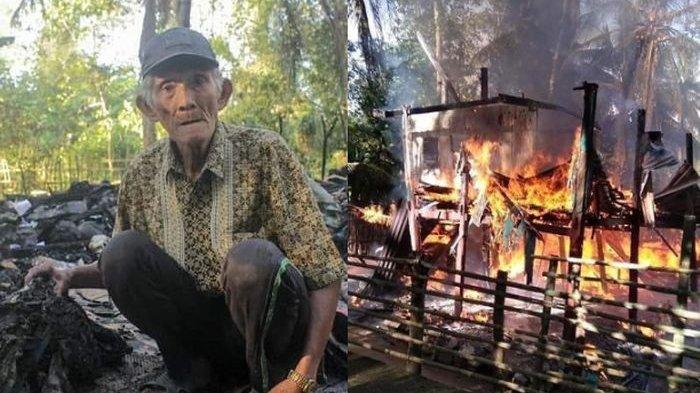 Kisah Pilu Kakek Arsyad, Rumah dan Tabungan Umrahnya Lenyap Terbakar