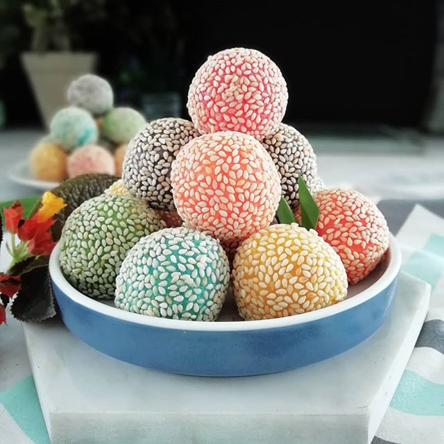 cara membuat onde-onde