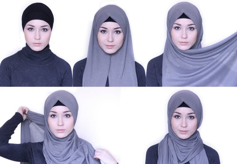 Tutorial Hijab Segi Empat Panjang Dan Lebar