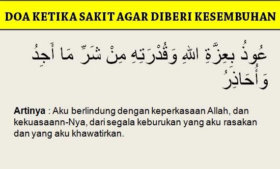 Kumpulan Doa Lengkap Untuk Orang Sakit Agar Diberi Kesembuhan