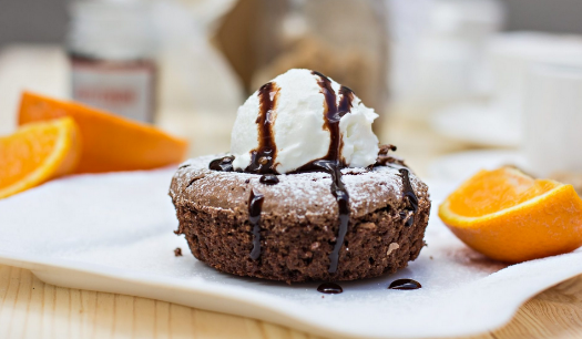 Orange Chocolate Lava Cake