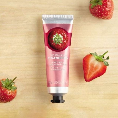 Body Shop Strawberry Hand Cream