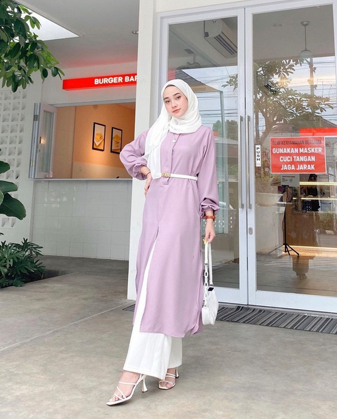 10 Inspirasi Baju Kondangan dengan Stelan Celana untuk Para Hijabers