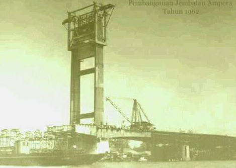 Sejarah Singkat Dibangunnya Jembatan Ampera Palembang