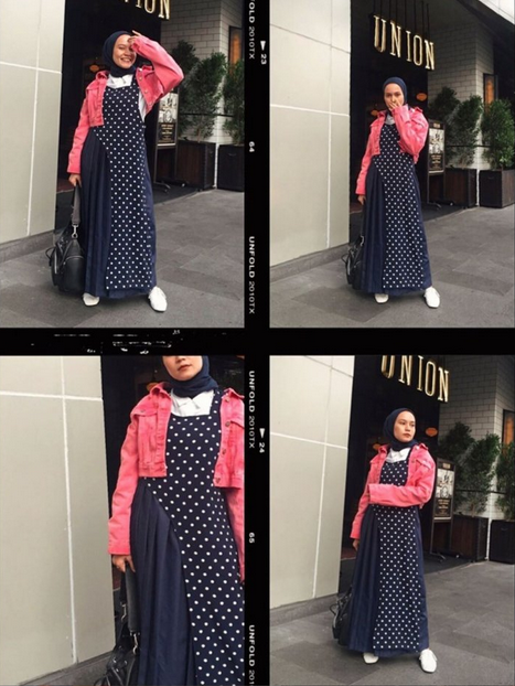 Inspirasi Padu Padan Viantage Dress untuk Hijabres