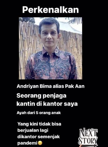 Pak Aan, Penjaga Kantin yang Rajin Sedekah Meski Pendapatan Menurun