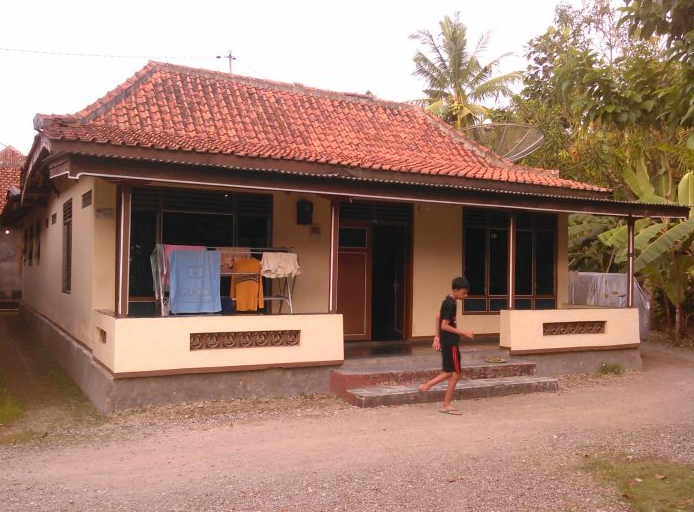 model teras rumah sederhana di kampung