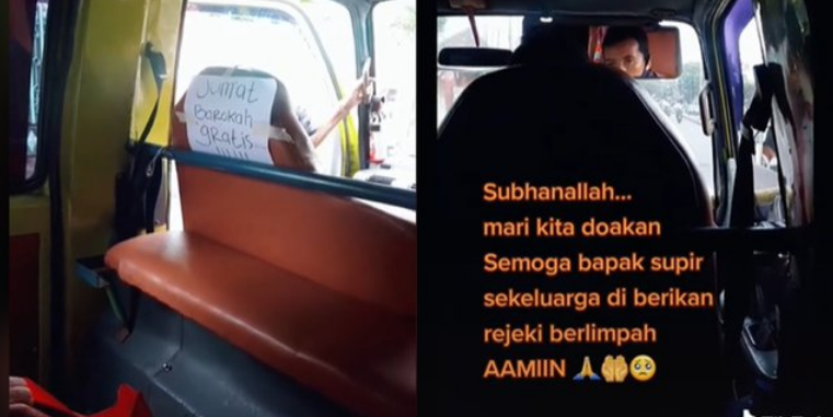 Kisah Sopir Angkot yang Gratiskan Ongkos Penumpangnya Tiap Hari Jumat