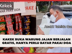 Viral, Warung Jajan Berjalan Gratis, Cukup Bayar Pakai Doa!