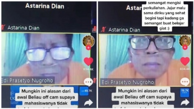 Terbaring Sakit, Seorang Dosen Tetap Mengajar dengan Alat Bantu Medis