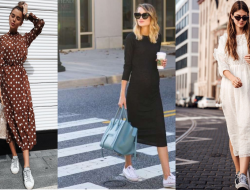 10 Inspirasi Padu Padan Dress dan Sneakers, Bikin Tampilanmu Berbeda!