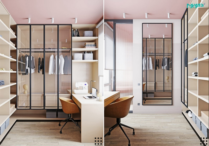 10 Inspirasi Desain Walk in Closet Minimalis dan Unik