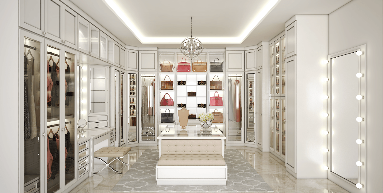 10 Inspirasi Desain Walk in Closet Minimalis dan Unik