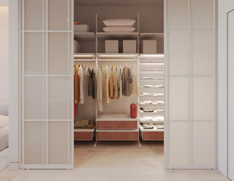 10 Inspirasi Desain Walk in Closet Minimalis dan Unik