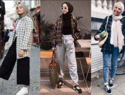 8 Gaya OOTD Kemeja Flanel untuk Wanita Berhijab