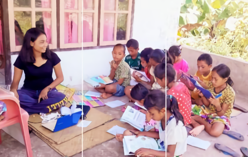 Kisah Sarjana Pendidikan Jadi Tukang Ojek untuk Hidupkan Rumah Baca di Flores