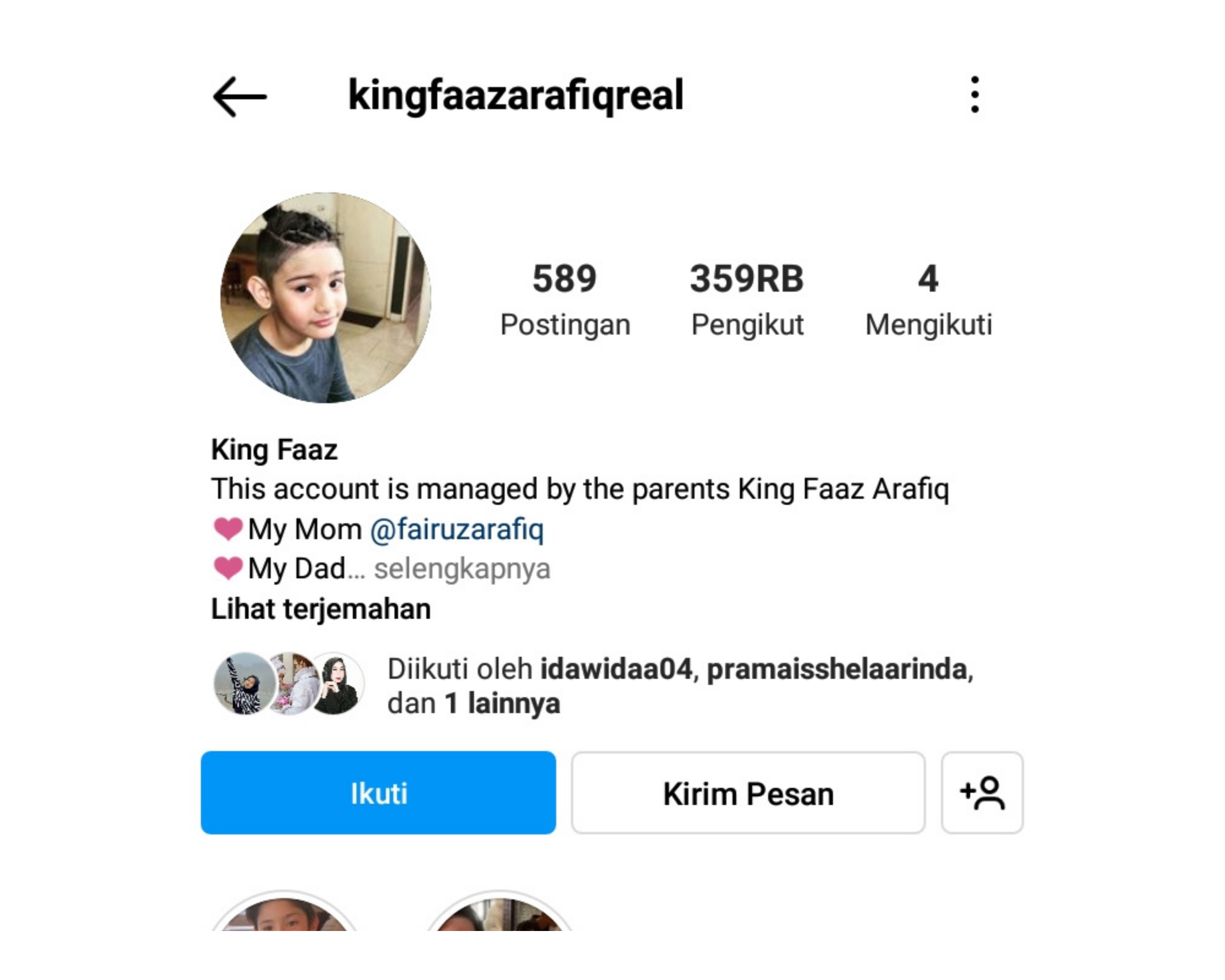 10 Fakta King Faaz, Putra Fairuz A Rafiq yang Tampan dan Pandai Mengaji