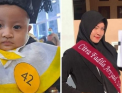 Kisah Haru, Bayi 4 Bulan Ikut Wisuda Wakilkan Sang Ibu yang Meninggal