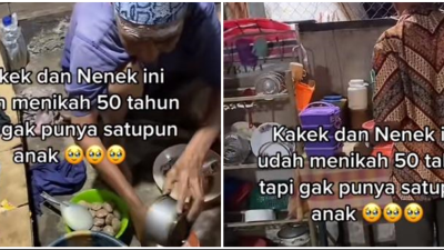 50 Tahun Menikah Belum Dikarunai Anak, Pasangan ini Rutin Berbagi dengan Anak Yatim