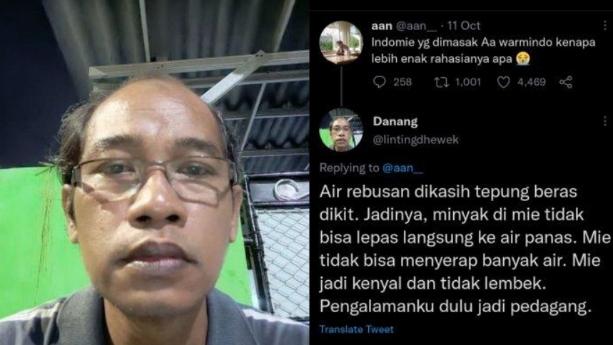 Resep Rahasia Ala Mas Danang yang Viral, Mulai dari Mi Instan, Teh, dan Kopi