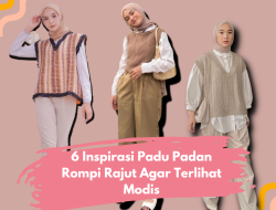 6 Inspirasi Padu Padan Rompi Rajut Agar Terlihat Modis